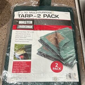Green Tarp 2-Pack